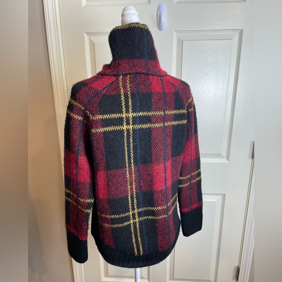 RD Style Cozy Plaid Turtleneck Sweater - Picture 4 of 11